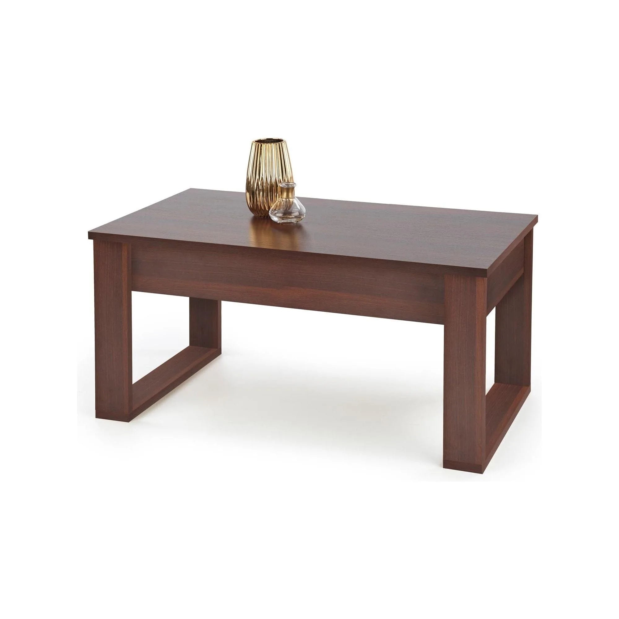 Masuta NEA, nuc inchis, PAL furniruit, 110x60x52 cm