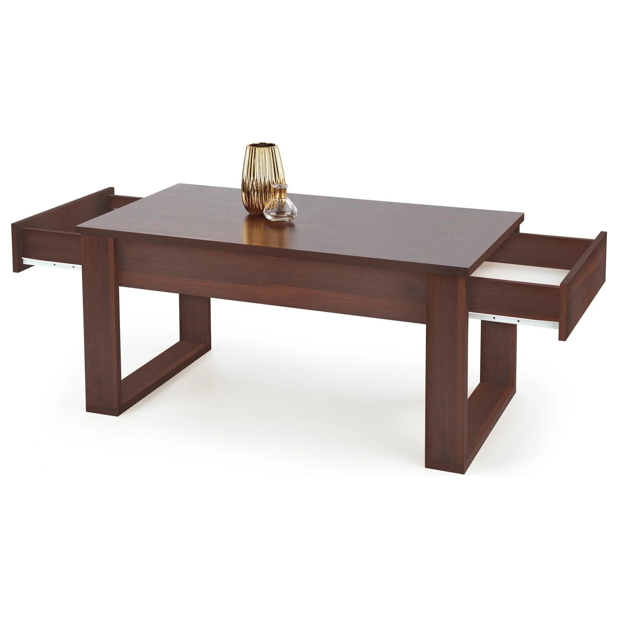 Masuta NEA, nuc inchis, PAL furniruit, 110x60x52 cm