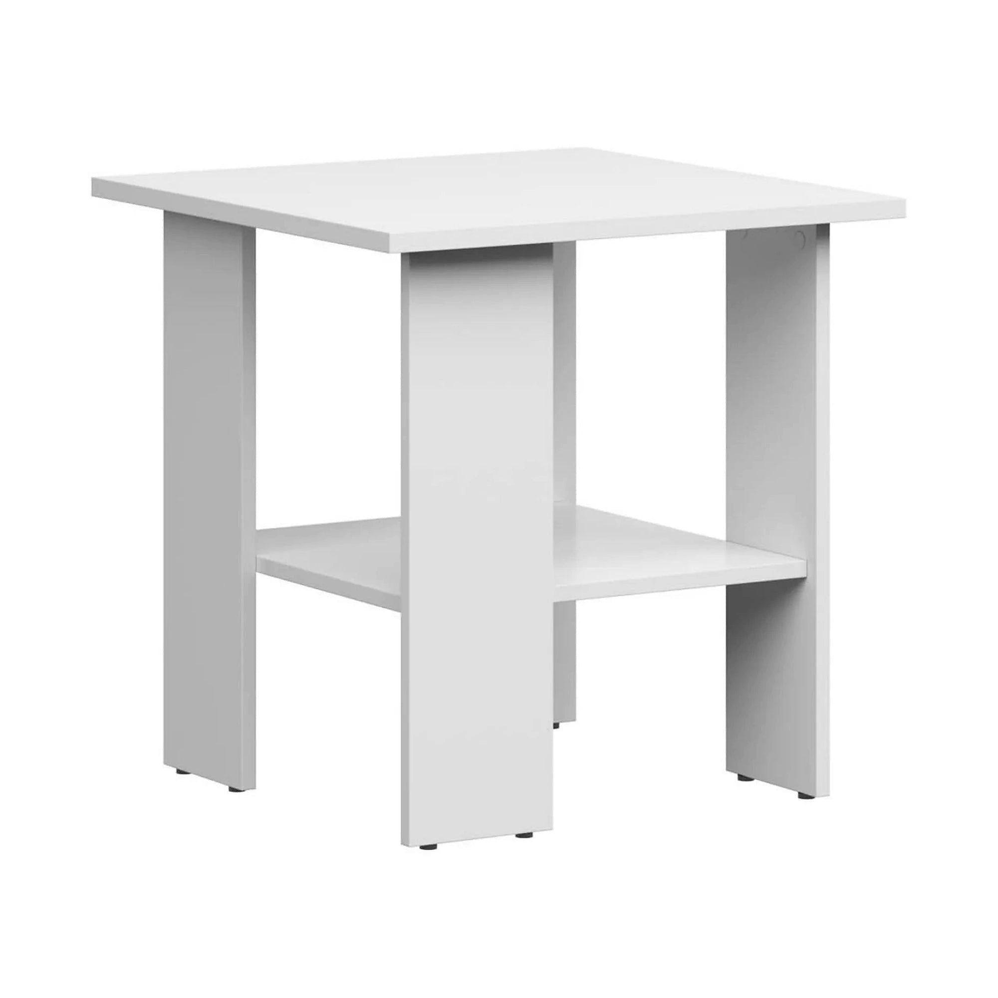 Masuta NEPO PLUS, alb, PAL laminat, 55x55 cm