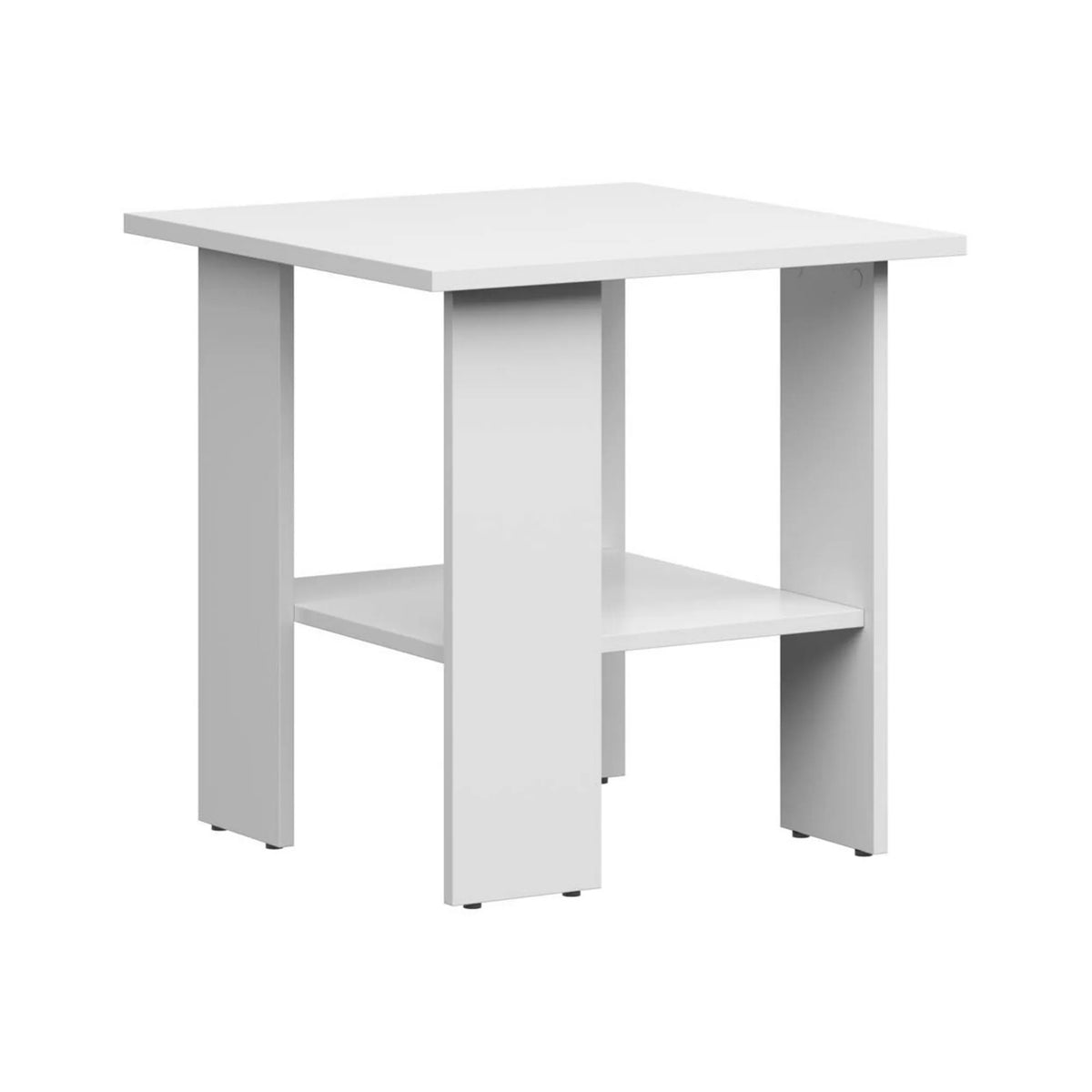 Masuta NEPO PLUS, alb, PAL laminat, 55x55 cm