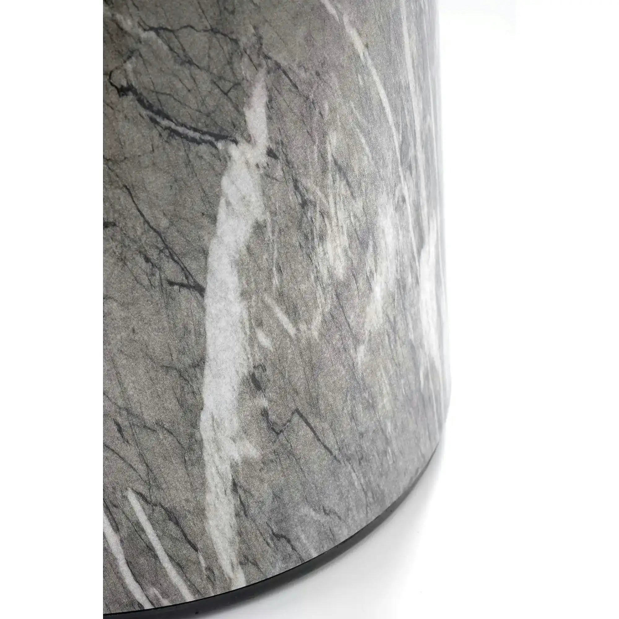Masuta ROSA, alb/gri, ceramica/metal, 50x50x59 cm