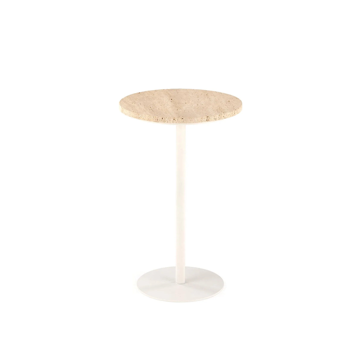 Masuta TRAVERSO, piatra travertin, 40x45 cm