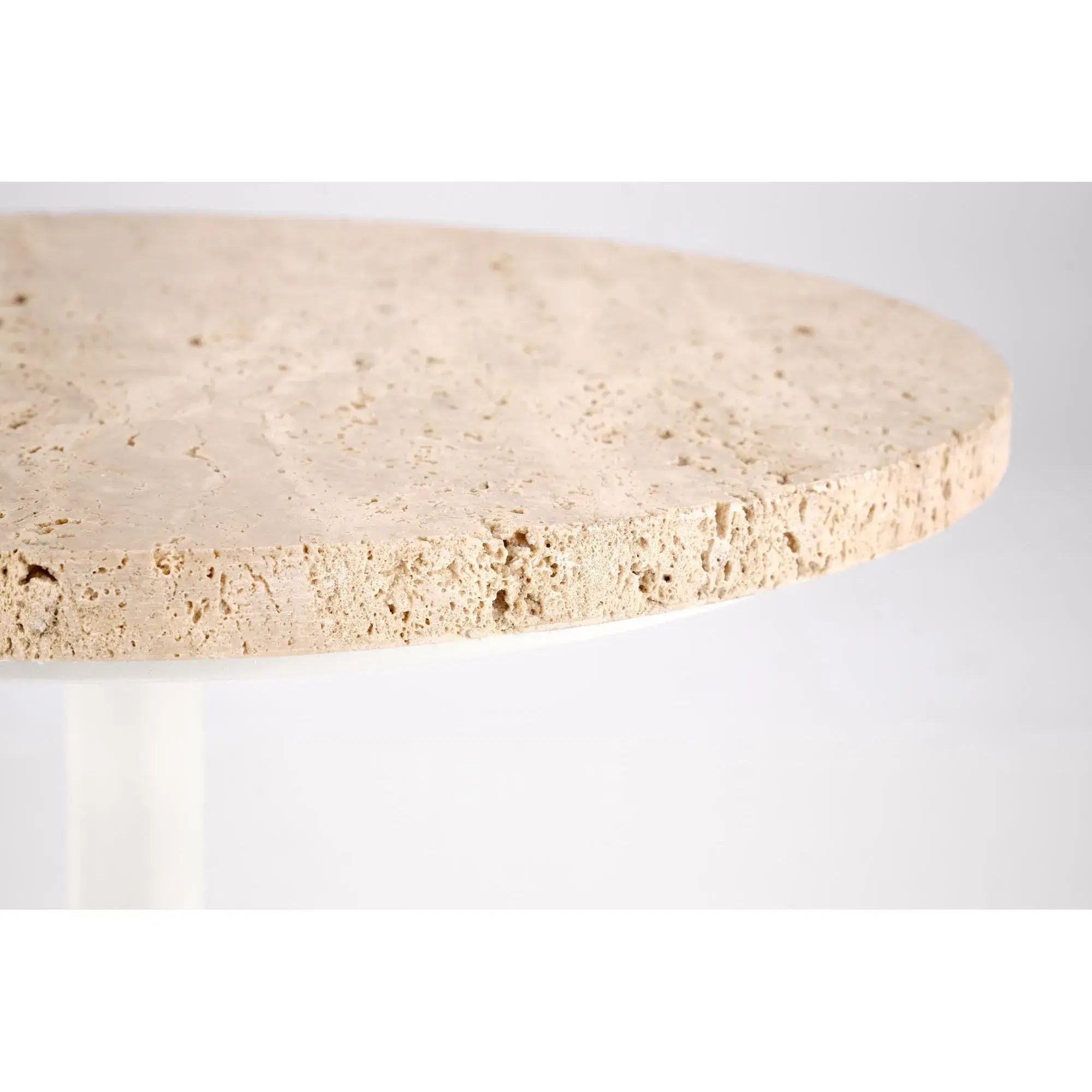 Masuta TRAVERSO, piatra travertin, 40x45 cm