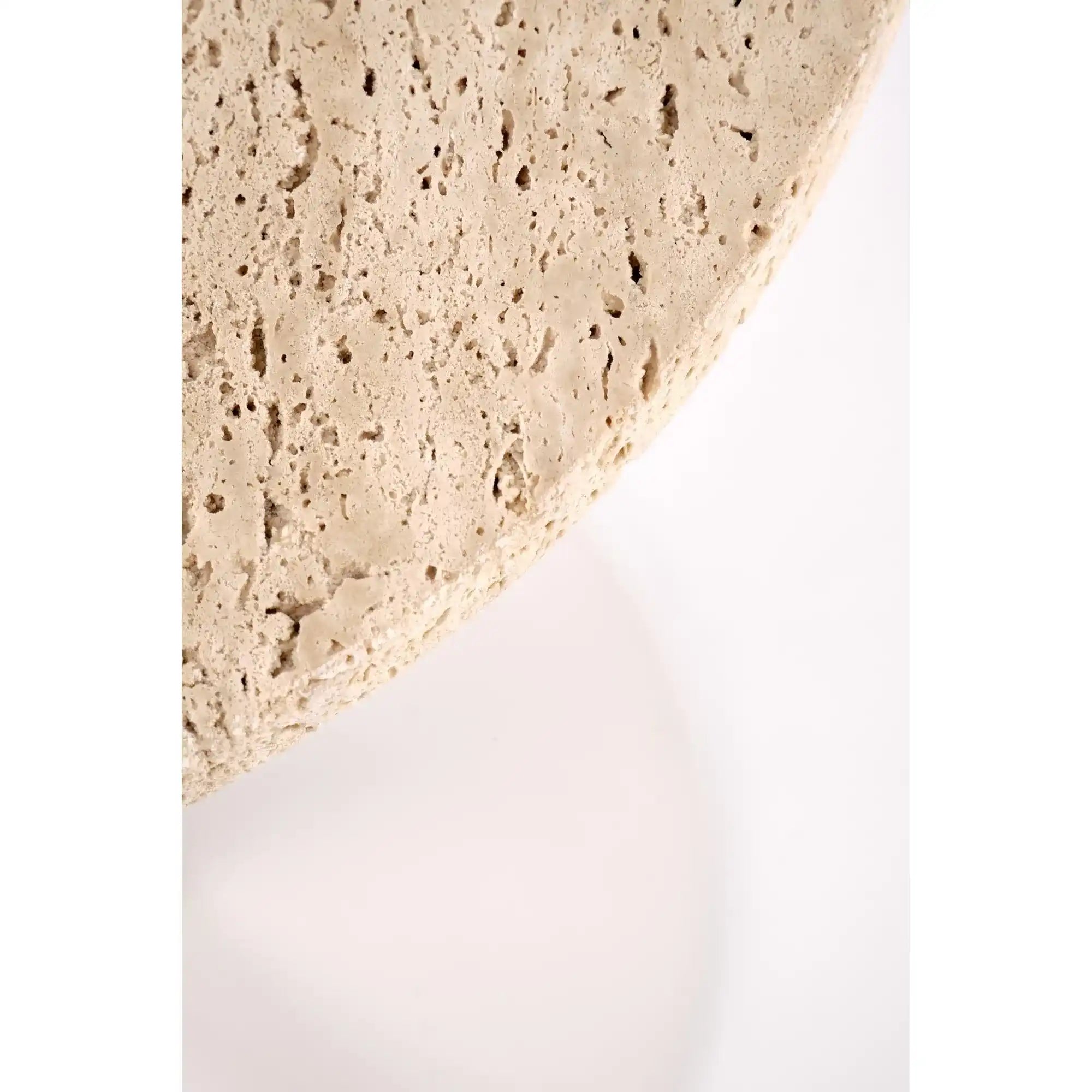 Masuta TRAVERSO, piatra travertin, 40x45 cm