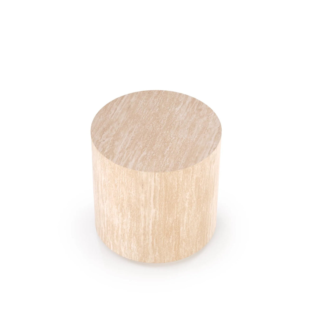 Masuta TRAVERTINO S, efect de piatra travertin, 45x45 cm