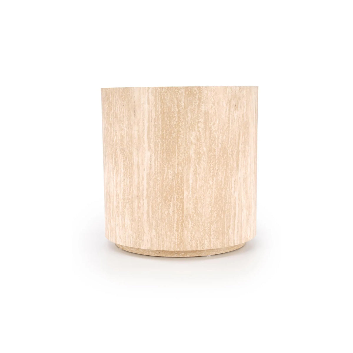 Masuta TRAVERTINO S, efect de piatra travertin, 45x45 cm