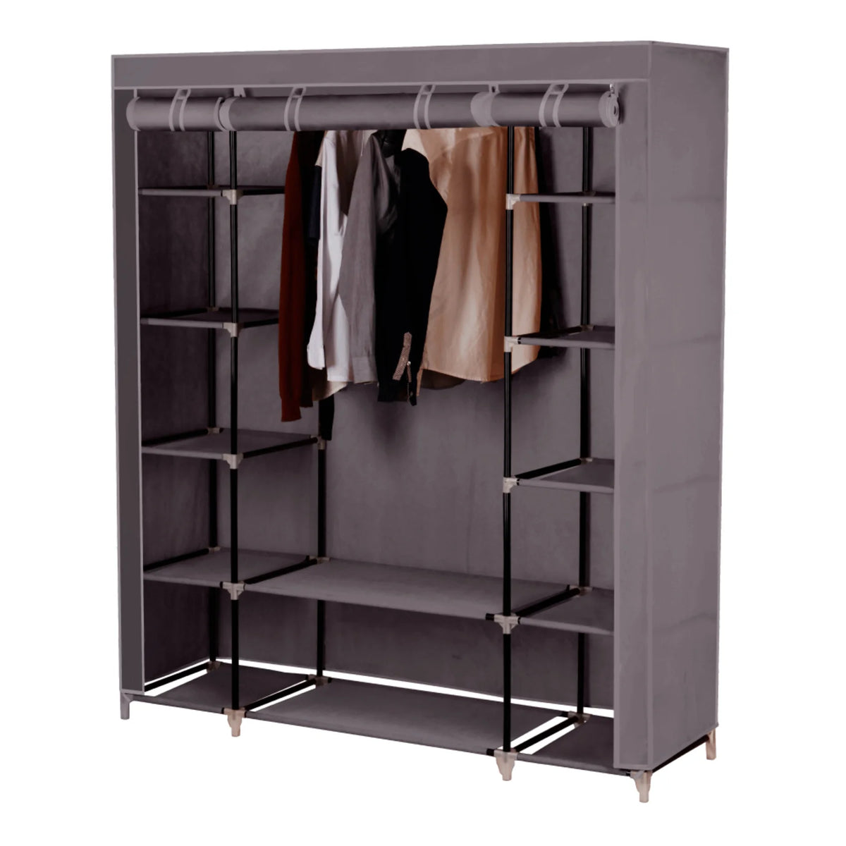 Stander haine METIN VNW15, maro, material textil/metal, 150x45x175 cm