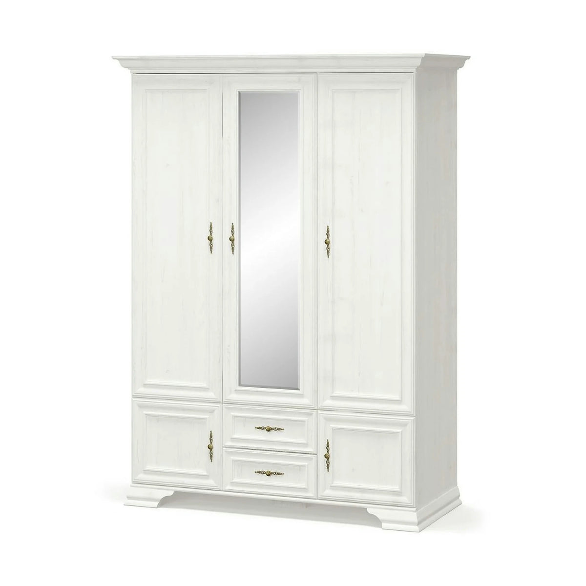 Mobilier de dormitor IRYS, pin alb anderson, PAL laminat, 6 piese