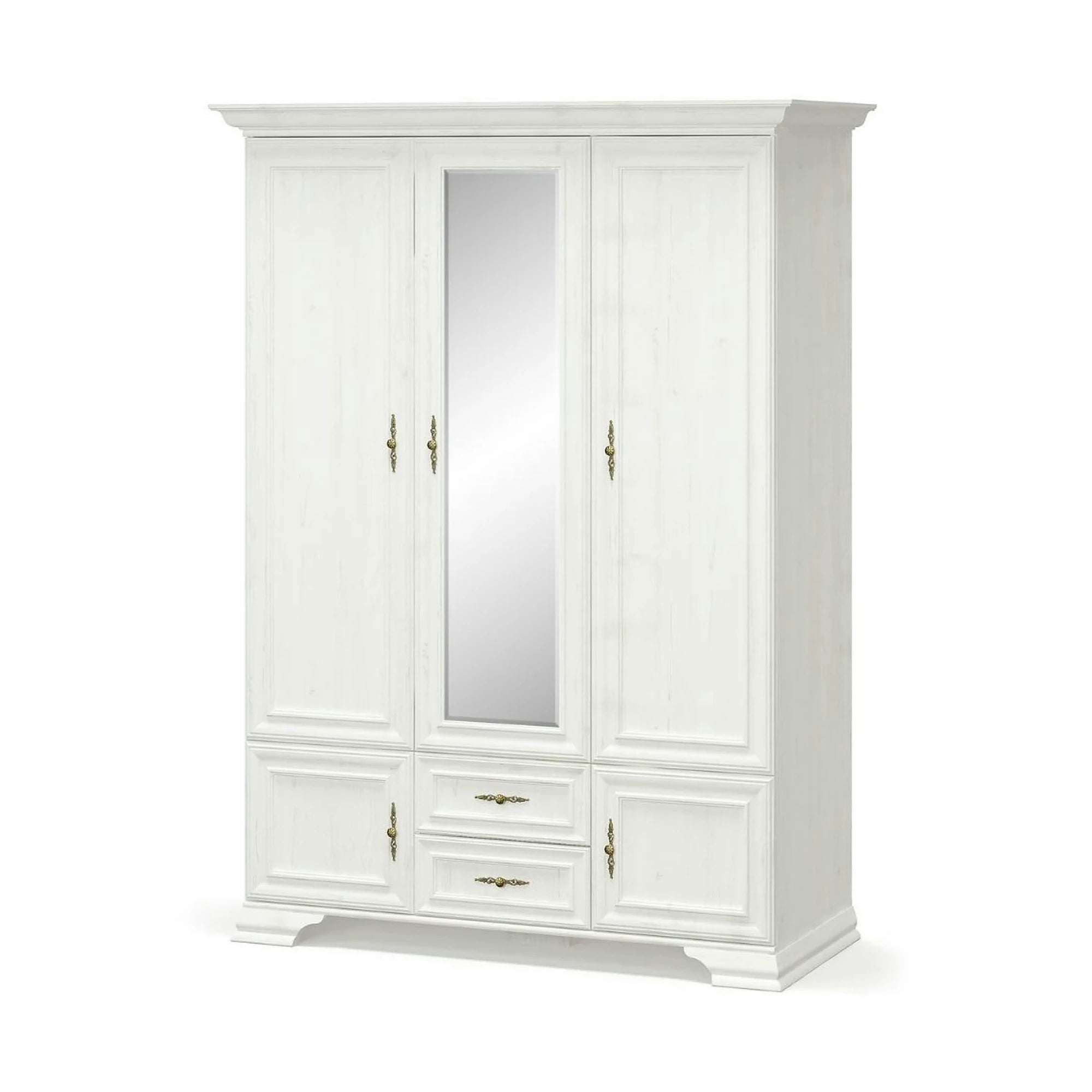 Mobilier de dormitor IRYS, pin alb anderson, PAL laminat, 6 piese