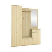 Mobilier hol AMALIA, stejar sonoma, PAL melaminat, 144x32x188 cm