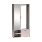Mobilier hol MILO UNI, casmir, PAL laminat/metal, 100x33x189 cm