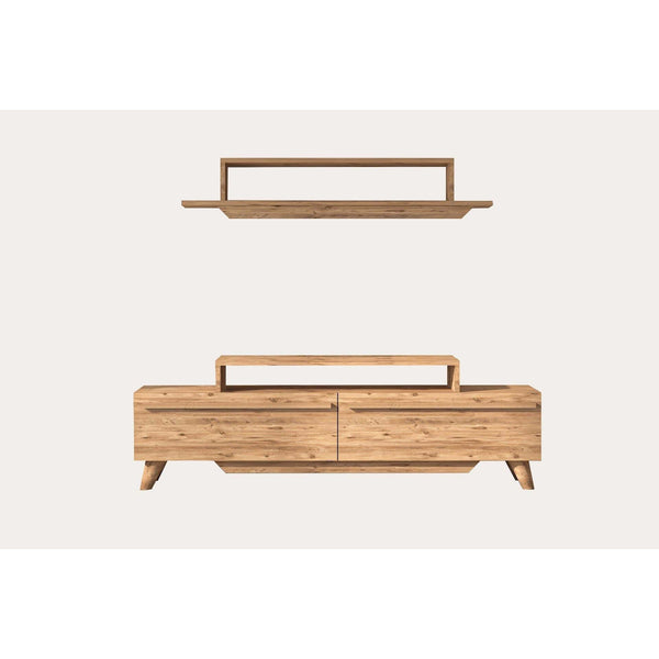 Mobilier living 505CRL1905, stejar, PAL melaminat, 2 piese