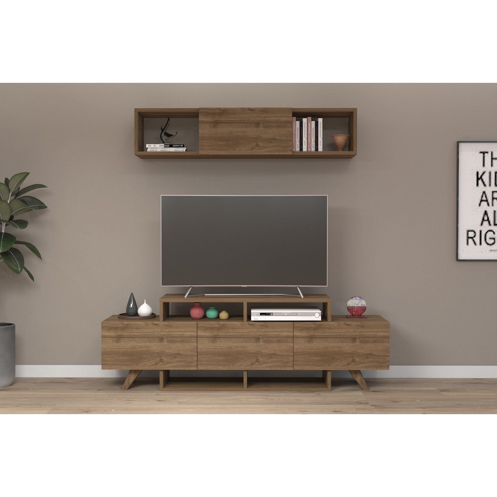 Mobilier living 505CRL1921, nuc, PAL melaminat, 2 piese