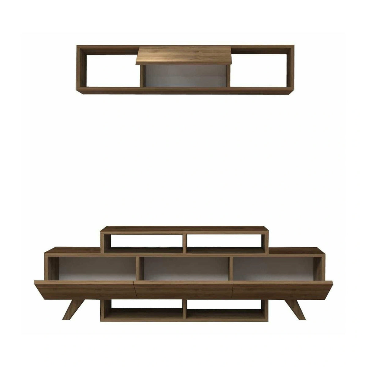 Mobilier living 505CRL1921, nuc, PAL melaminat, 2 piese