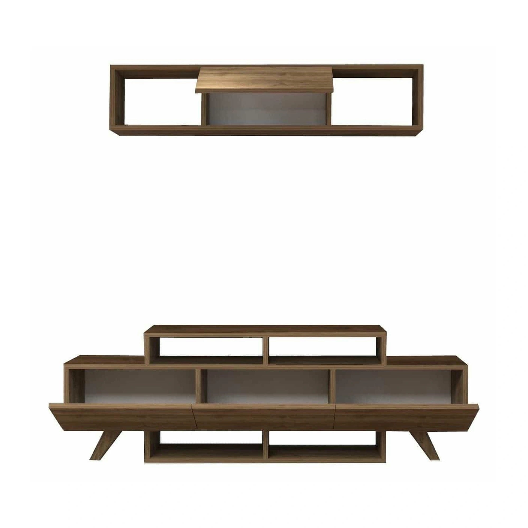Mobilier living 505CRL1921, nuc, PAL melaminat, 2 piese