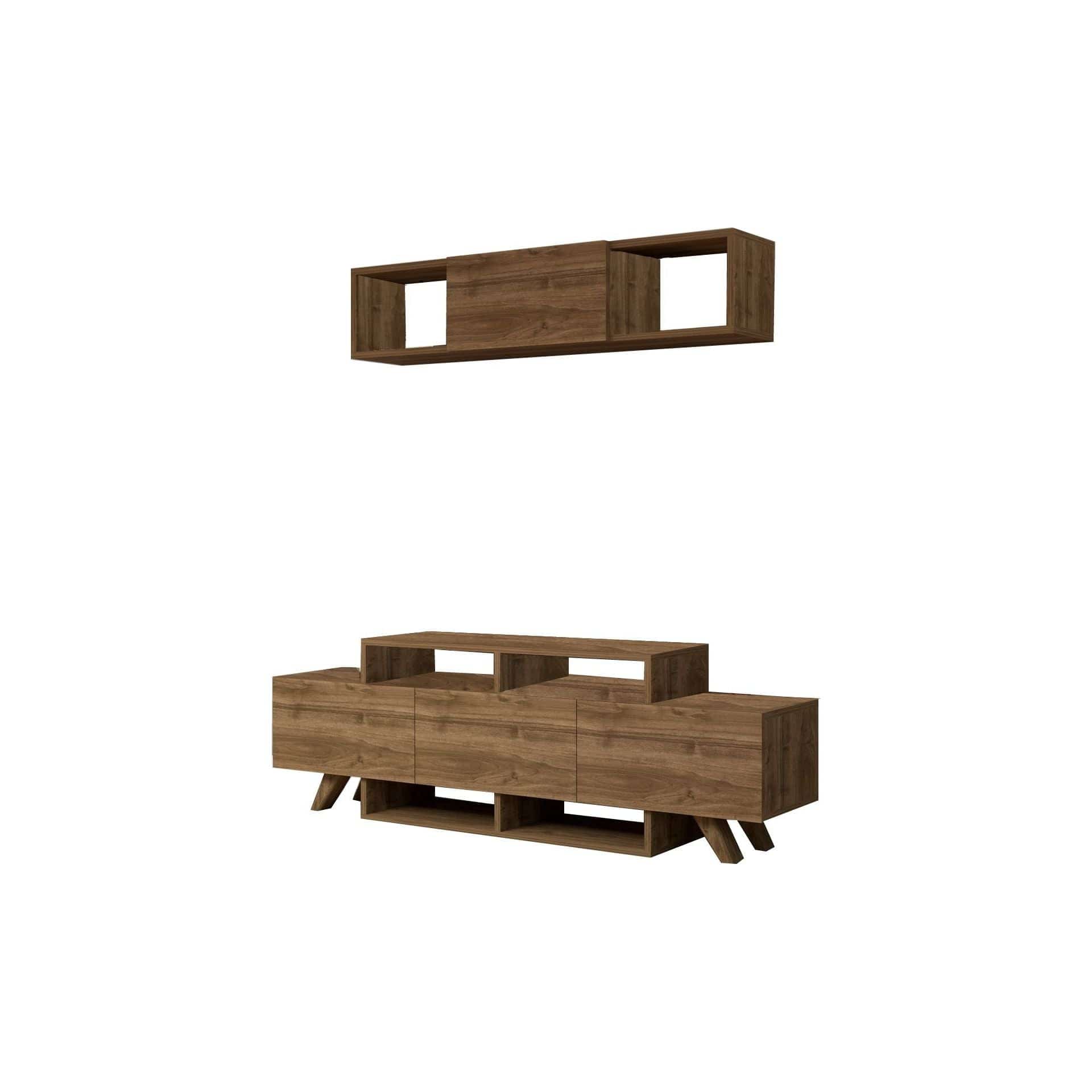 Mobilier living 505CRL1921, nuc, PAL melaminat, 2 piese