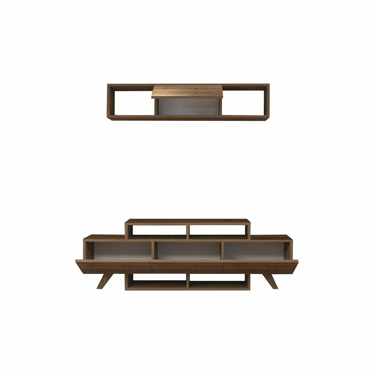 Mobilier living 505CRL1921, nuc, PAL melaminat, 2 piese