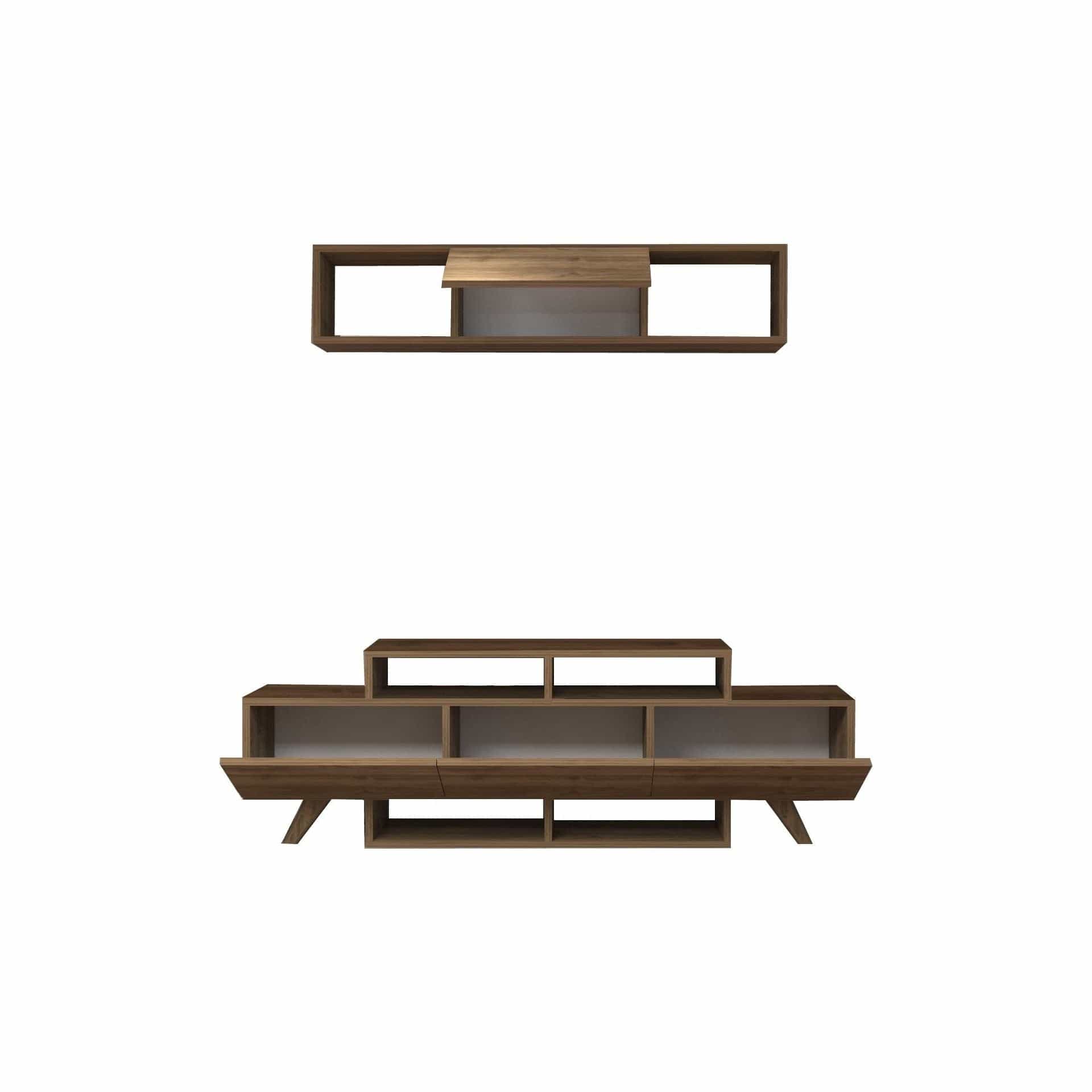 Mobilier living 505CRL1921, nuc, PAL melaminat, 2 piese