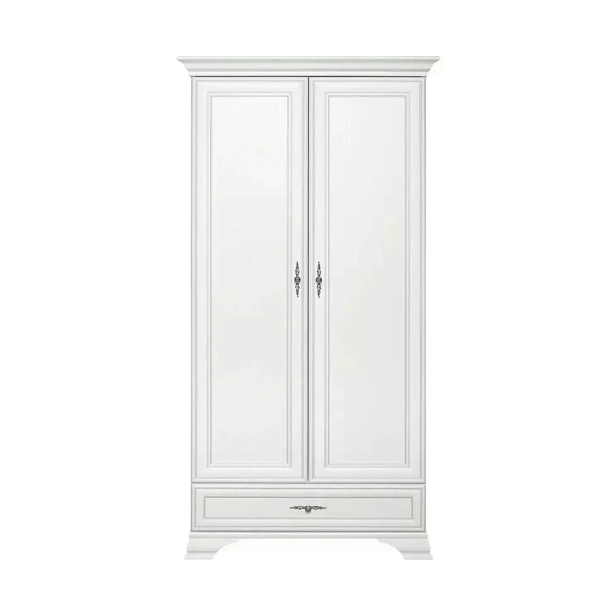 Mobilier living alb clasic IDENTO 2, PAL, 3 piese