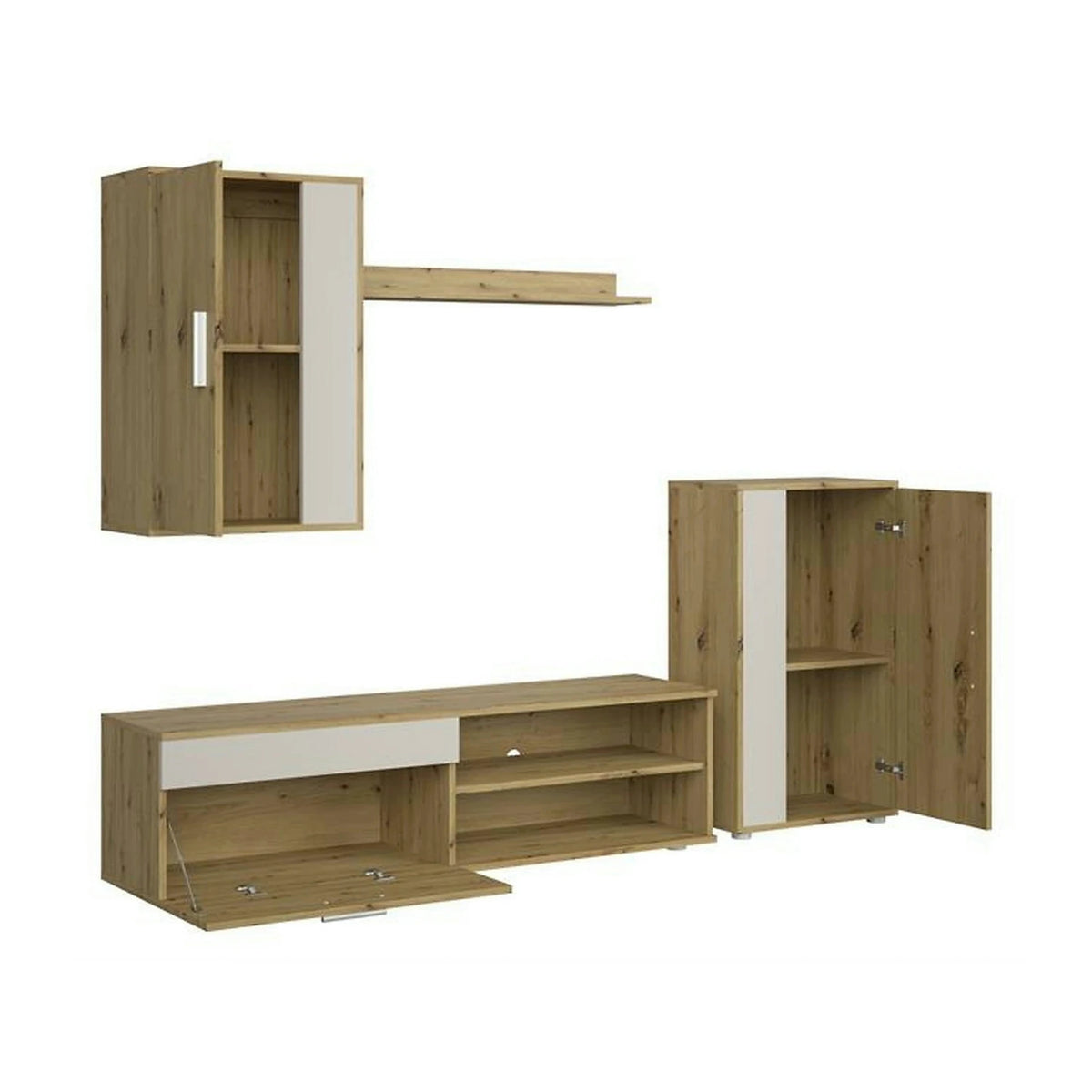 Mobilier living BENSON, stejar artisan/casmir, PAL