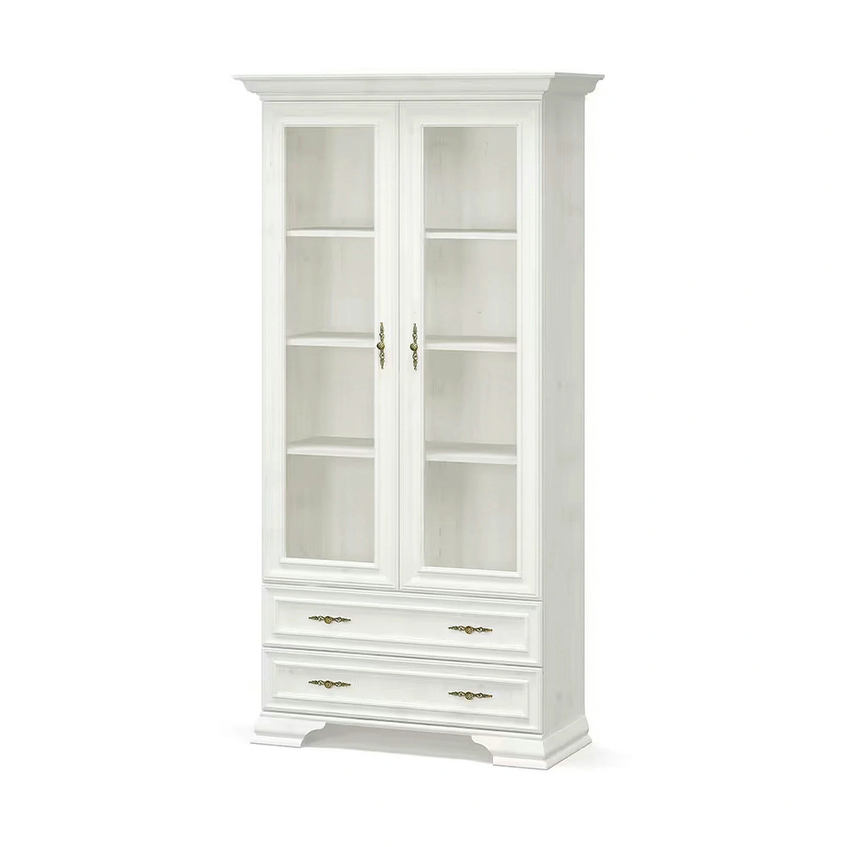 Mobilier living clasic IRYS, pin alb anderson, PAL laminat, 7 piese