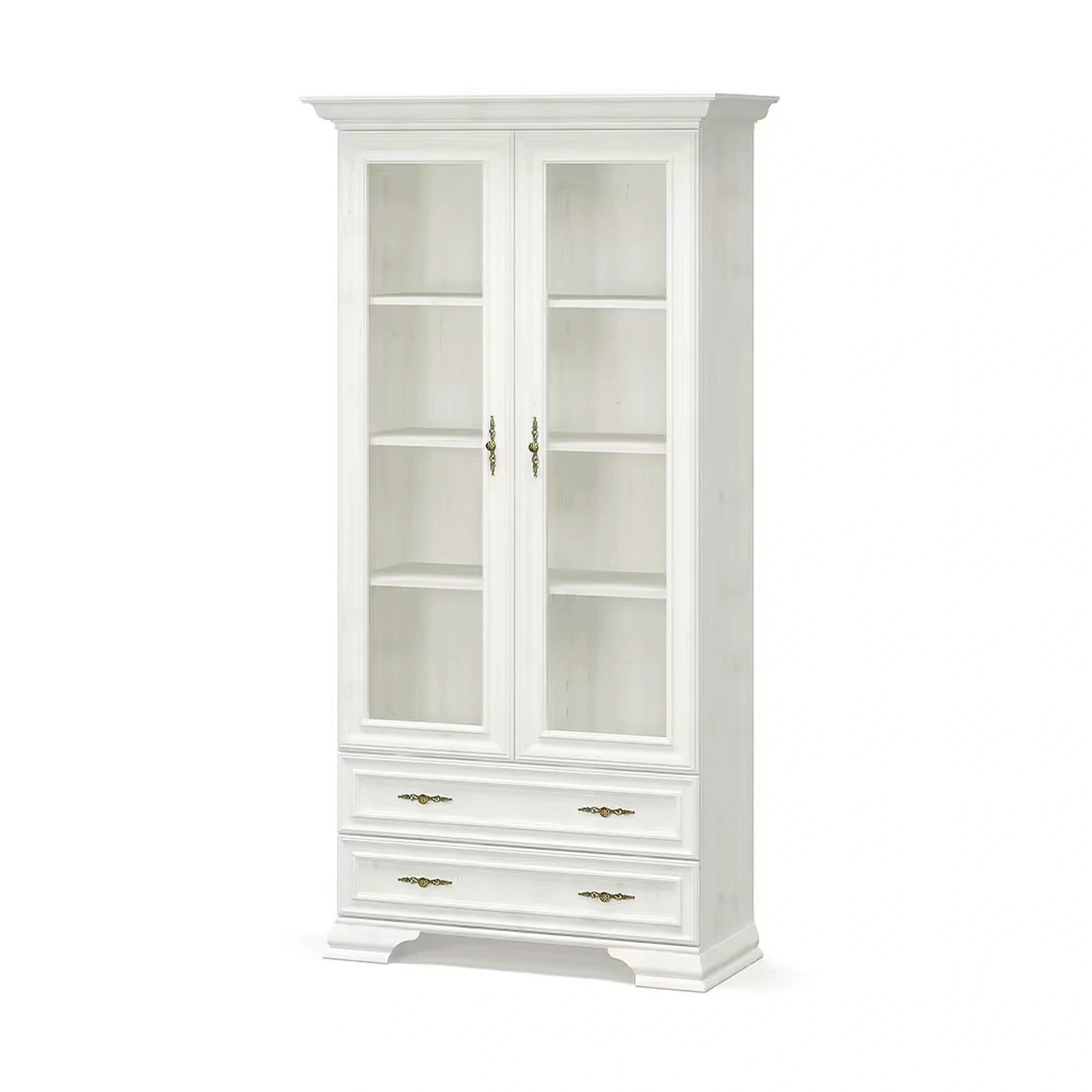 Mobilier living clasic IRYS, pin alb anderson, PAL laminat, 7 piese