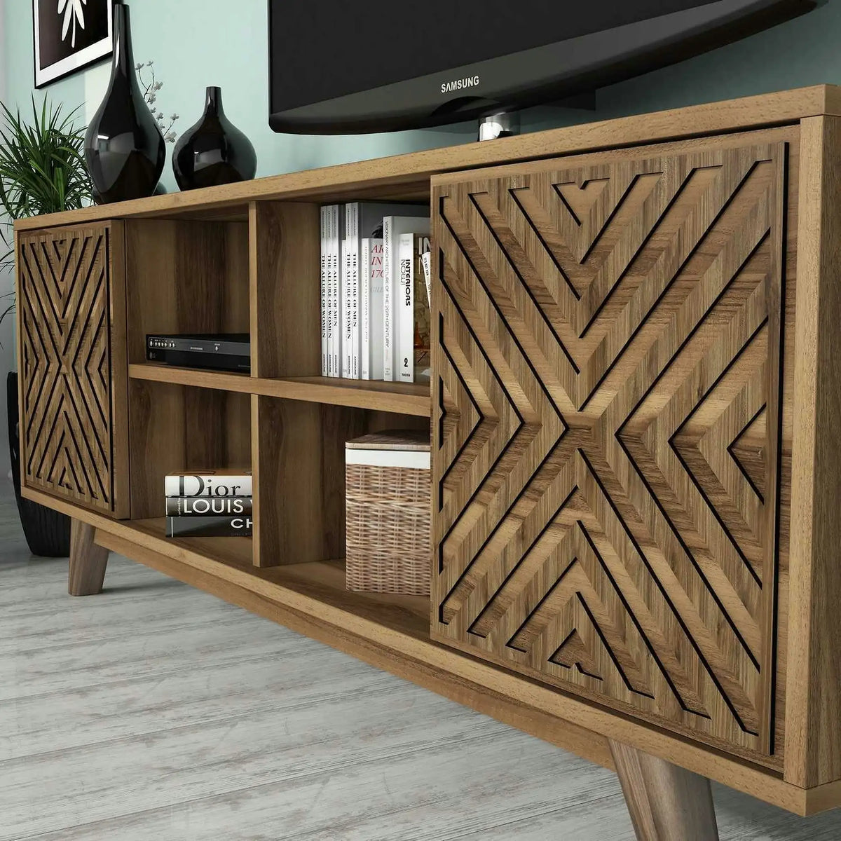 Mobilier living INCI, nuc, PAL melaminat, 3 piese