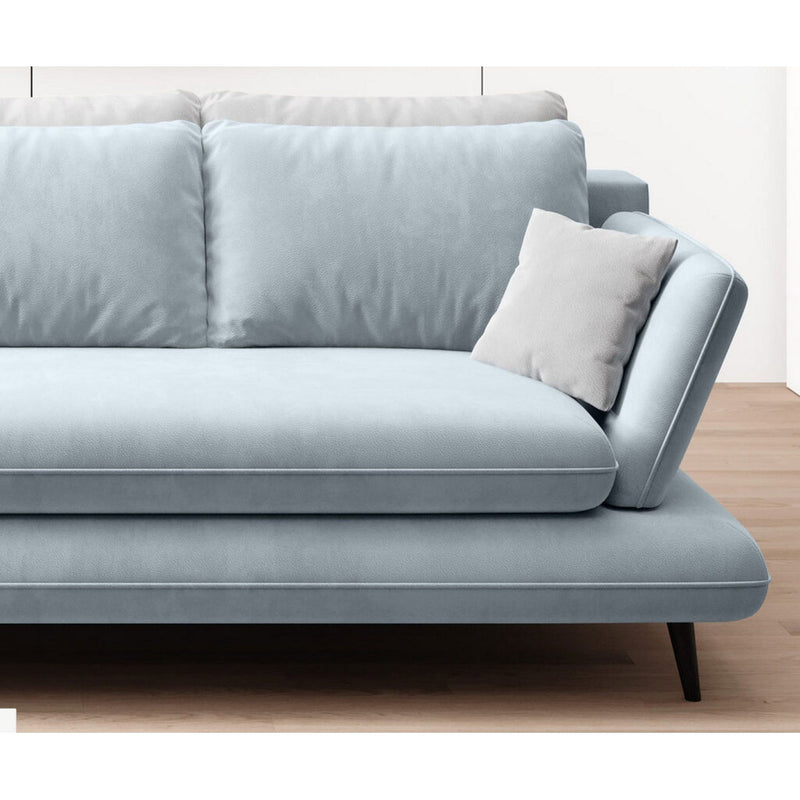 Canapea MONTE, personalizabil materiale gama Premium, 242x110x90 cm, extensibil, functie de dormit, lada depozitare