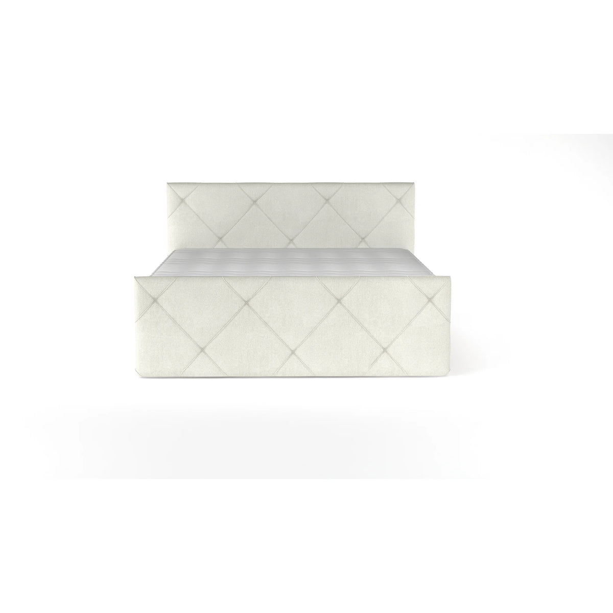 Pat boxspring MOSSA 160x200, personalizabil materiale Gama Premium, cu saltele, topper si lada pentru depozitare