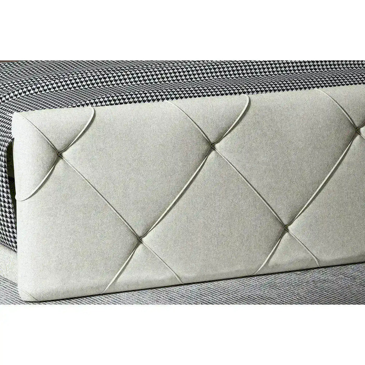 Pat boxspring MOSSA 160x200, personalizabil materiale gama Oferta Avantaj, cu saltele, topper si lada pentru depozitare