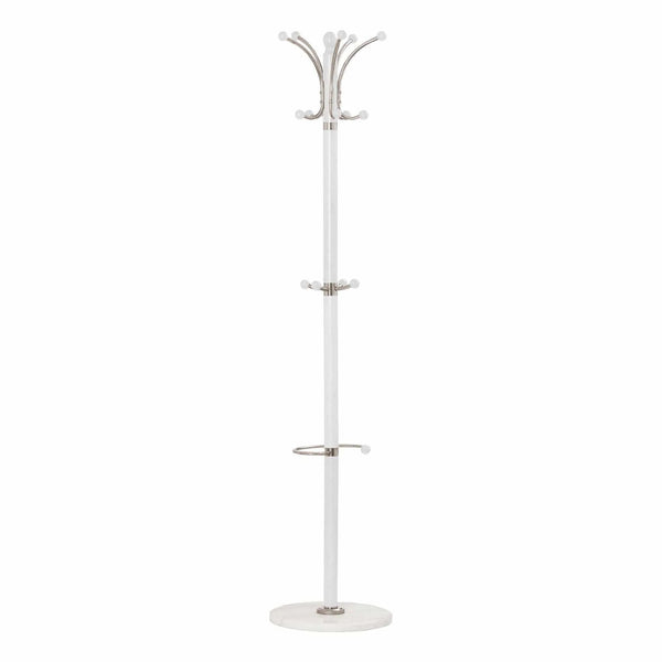 Cuier pom W13, alb, lemn, 38x185 cm