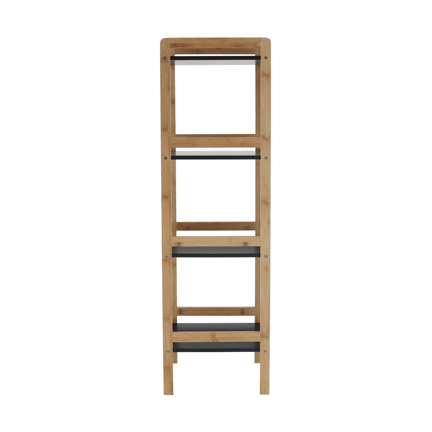 Etajera NAOKO, stejar natural/negru, 33x34x110 cm