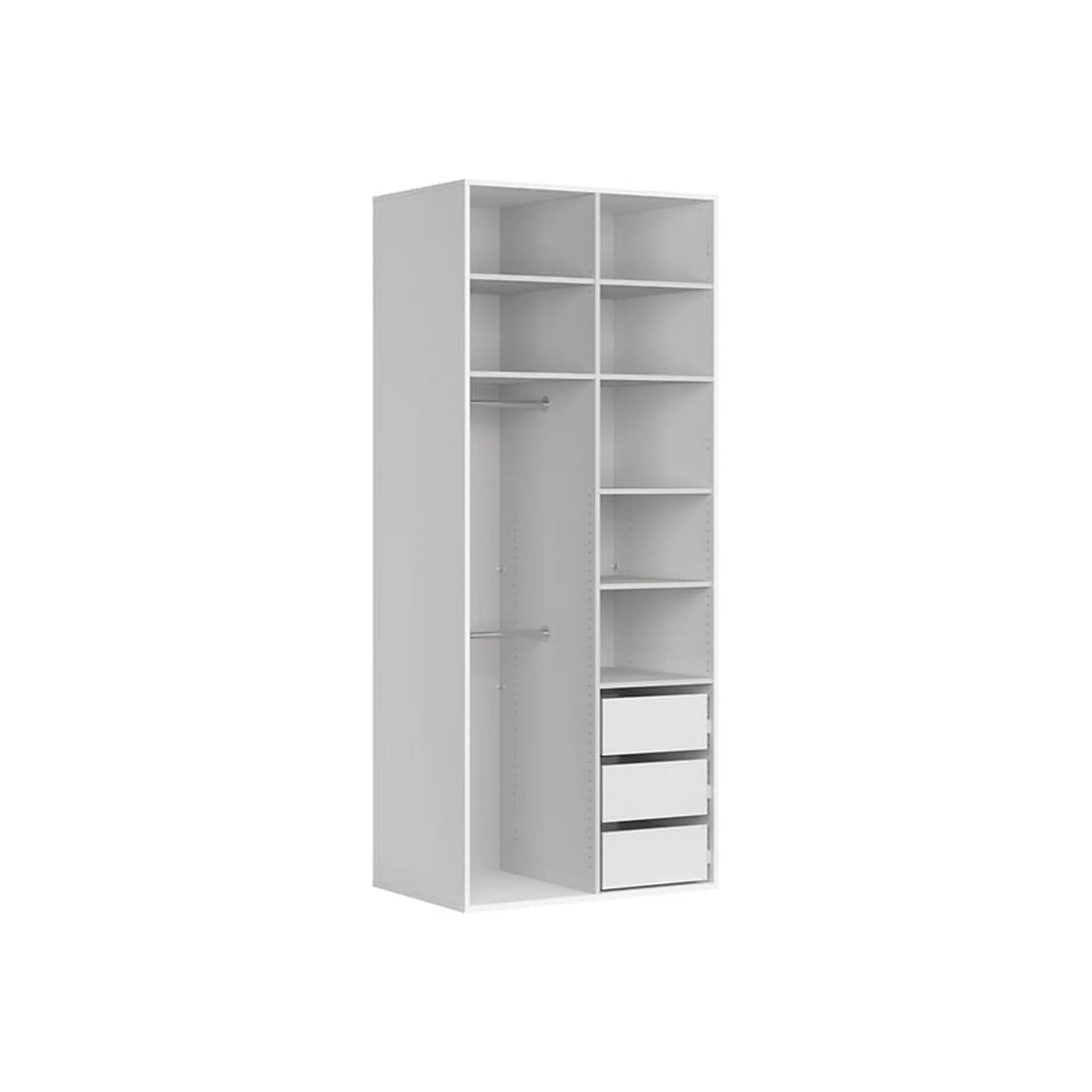Dulap FLEX, casmir, PAL, cu 2 usi, 100x66x240 cm