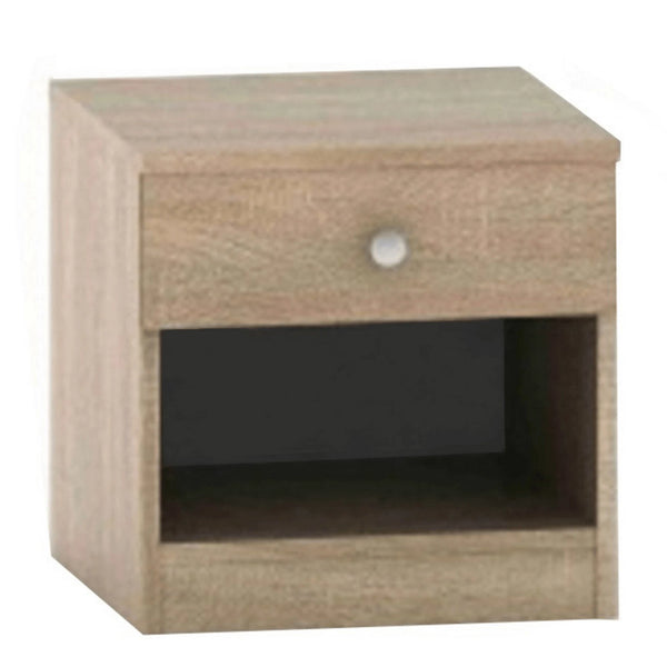 Noptiera BETTY 2, stejar sonoma, DTD laminat, 40x40x40 cm