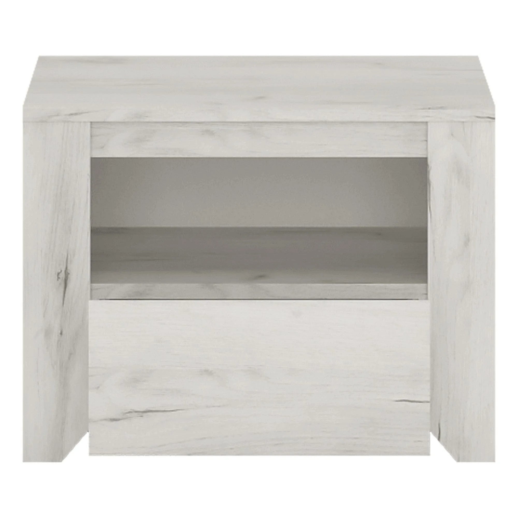 Noptiera ANGEL TIP 95, alb craft, PAL melaminat, 49x40x38 cm