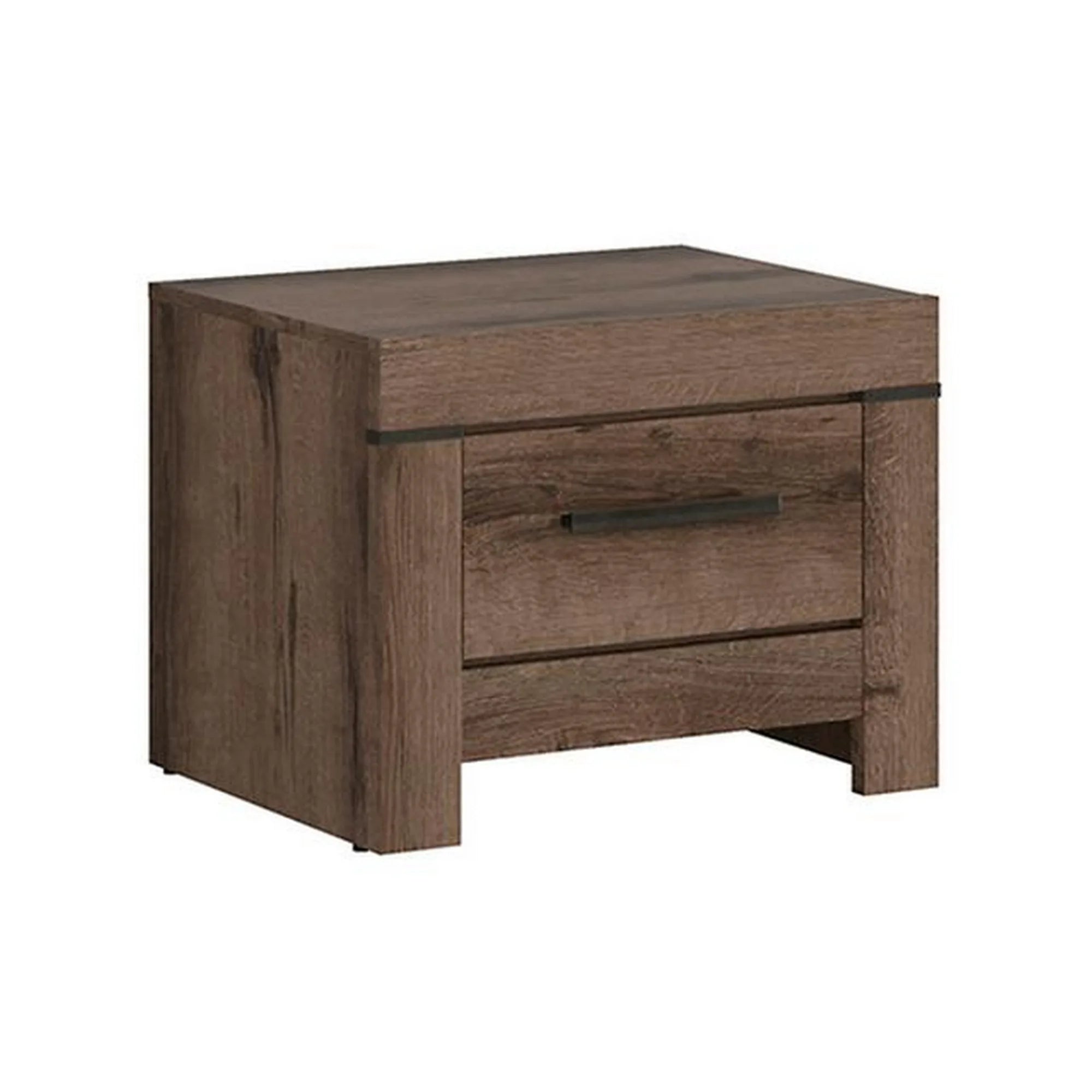 Noptiera BALIN, stejar, PAL, 57x45x45 cm