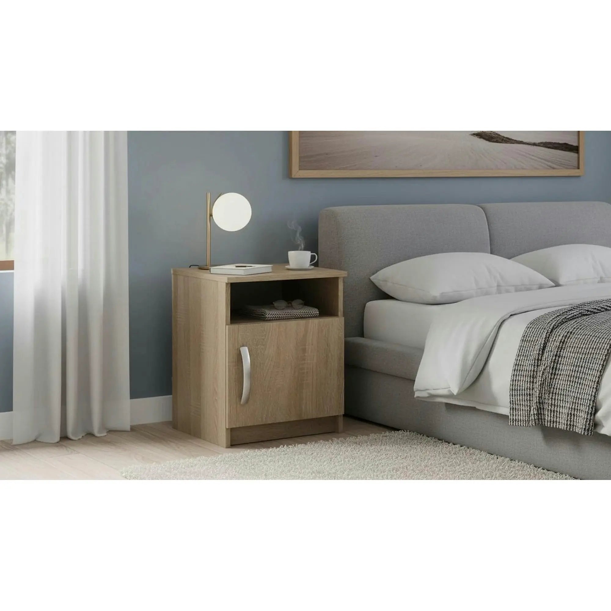 Noptiera BETTY 2 BE02-017-00, stejar sonoma, DTD laminat, 40x40x50 cm
