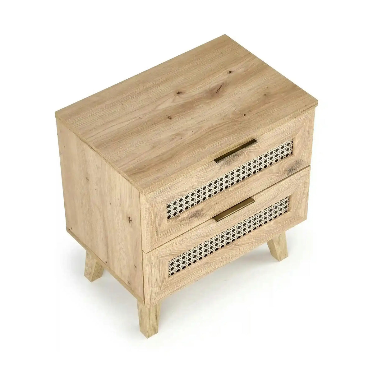 Noptiera Borneo, stejar artisan, PAL laminat, 50x34x52 cm