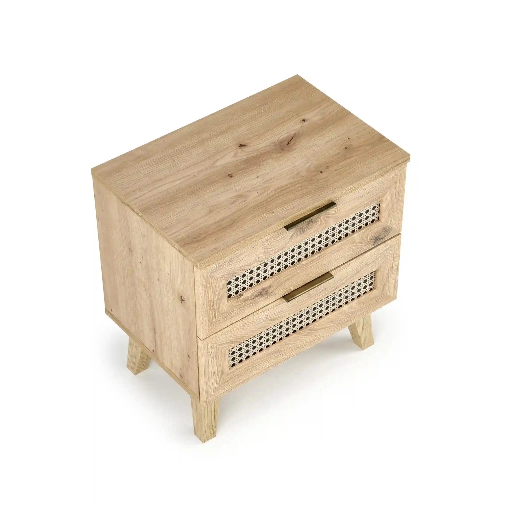 Noptiera Borneo, stejar artisan, PAL laminat, 50x34x52 cm