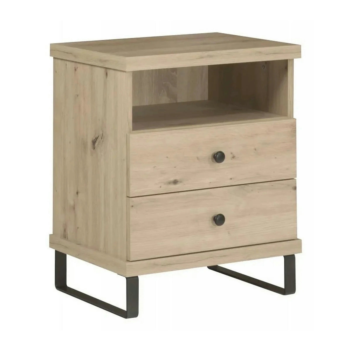 Noptiera CALI C17, stejar artisan, PAL laminat, 48x40.6x50 cm