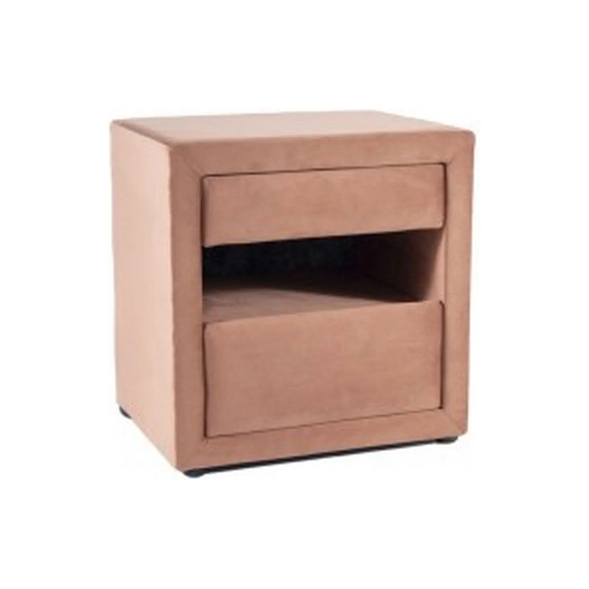 Noptiera ET-003, roz antic, stofa catifelata, 52x41x54 cm