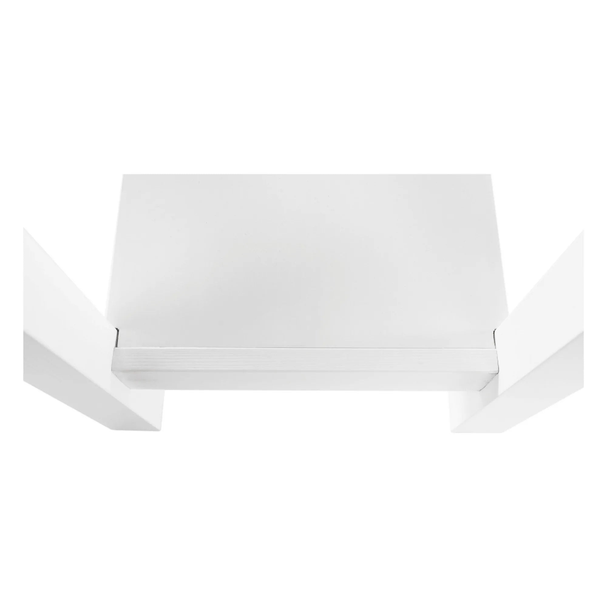 Noptiera FOSIL, alb, lemn, 38x32x47 cm