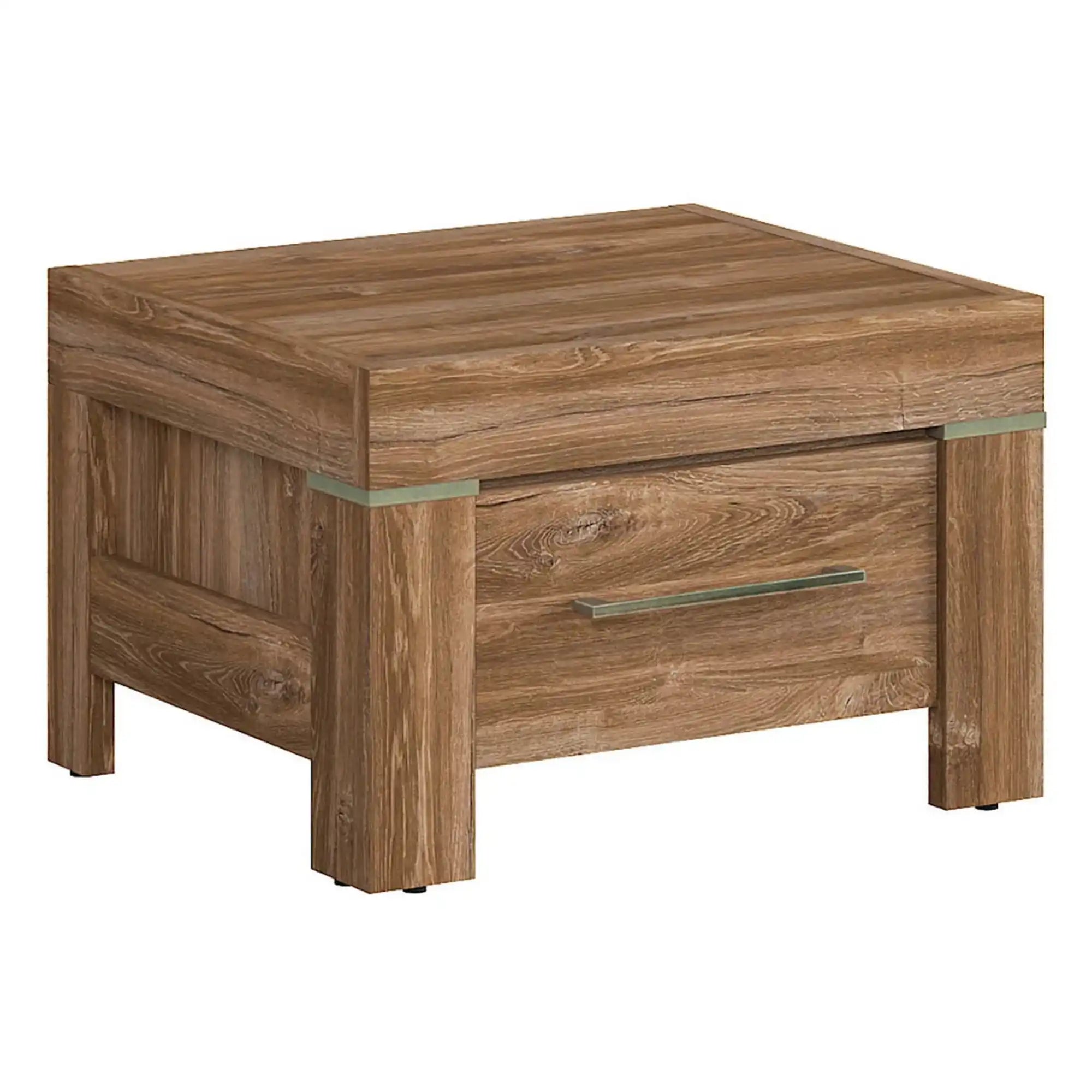 Noptiera GENT, stejar stirling, PAL laminat, 53x45x35 cm