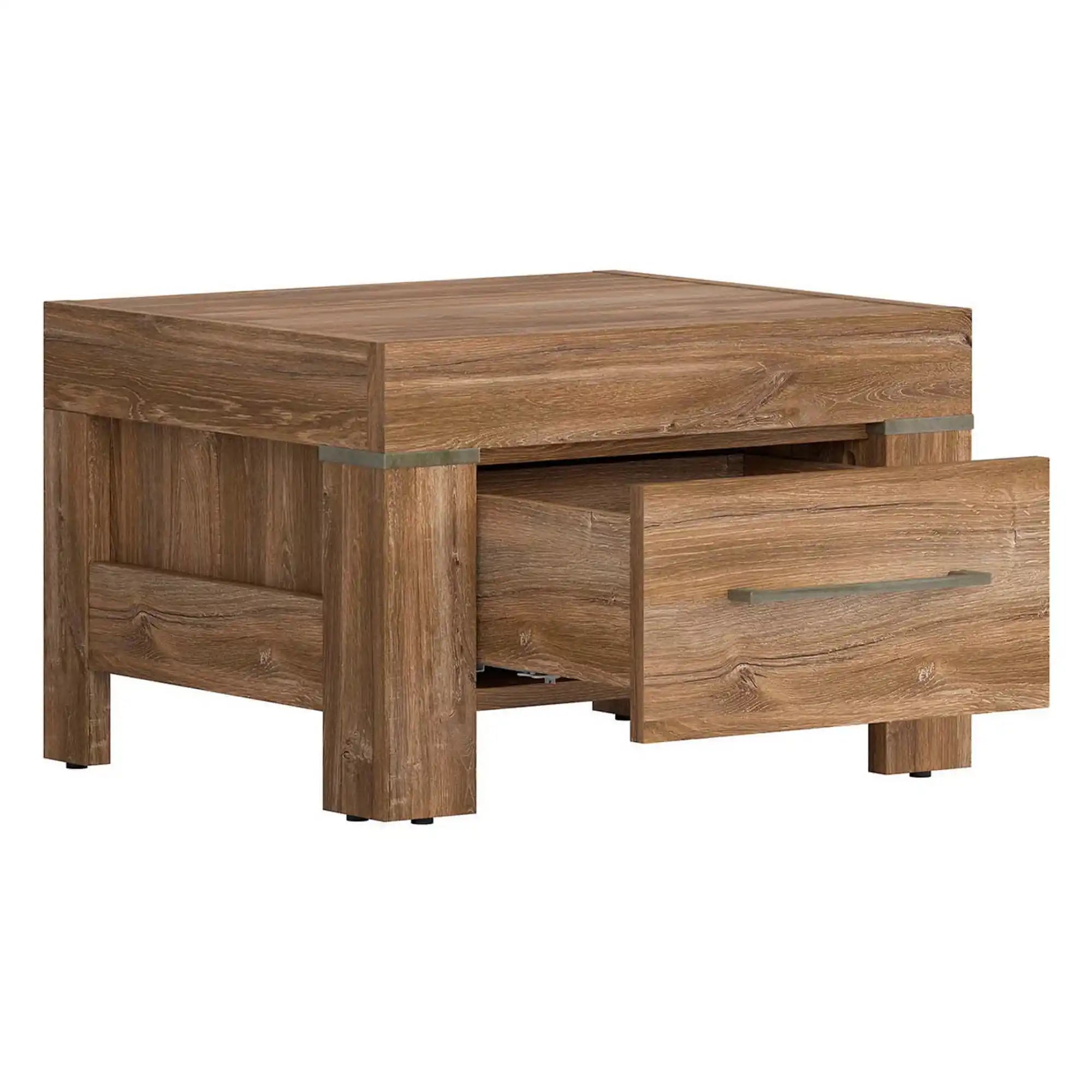 Noptiera GENT, stejar stirling, PAL laminat, 53x45x35 cm