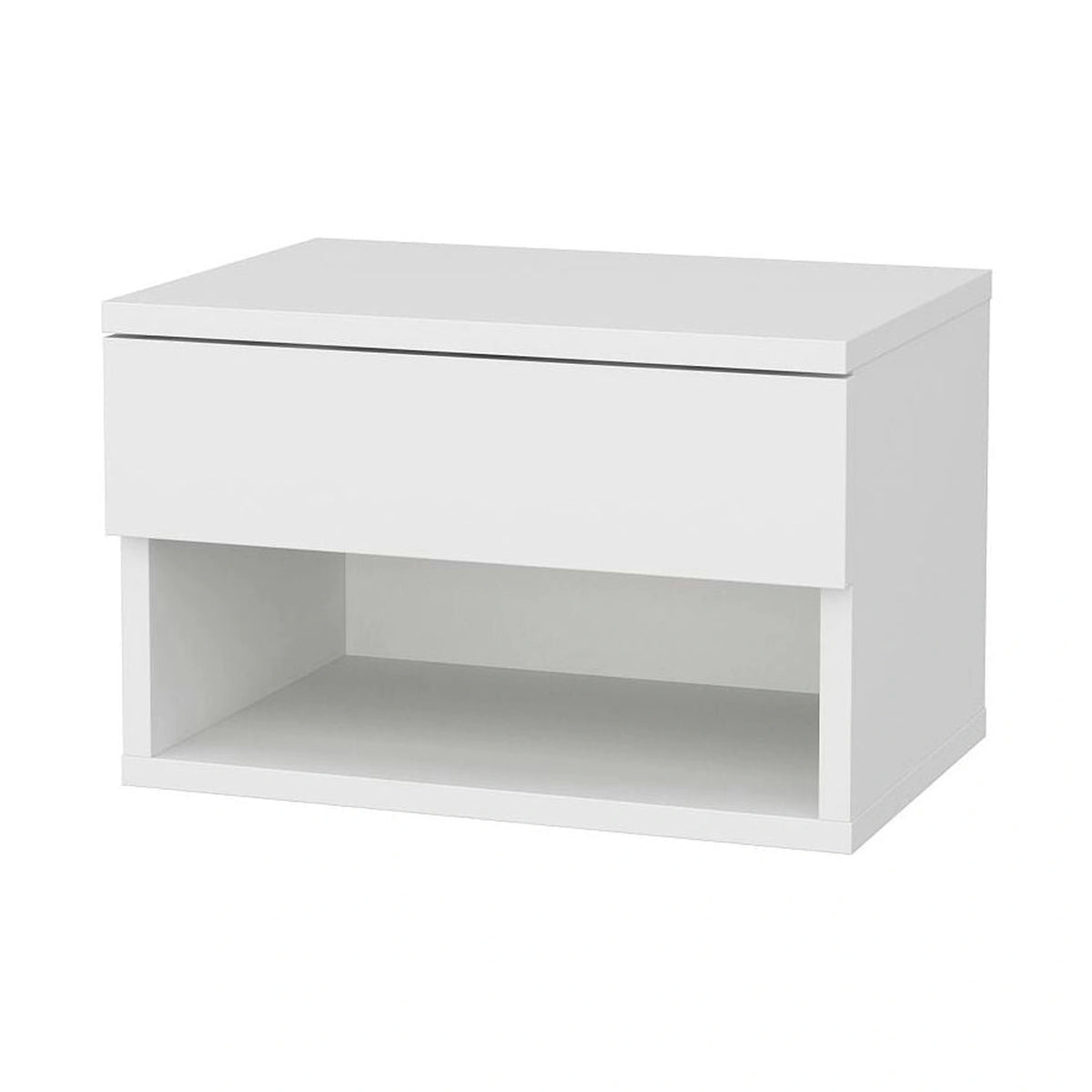 Noptiera Jamot, alb, PAL, 45x29x32 cm