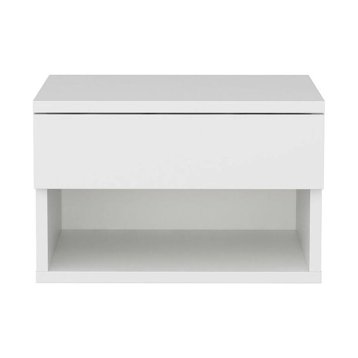 Noptiera Jamot, alb, PAL, 45x29x32 cm