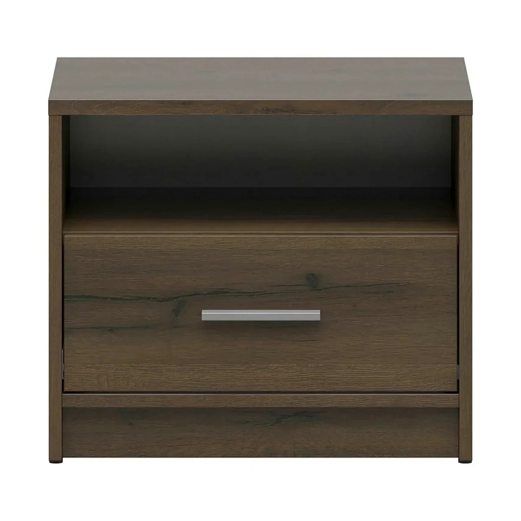 Noptiera NEPO PLUS, stejar nobil, PAL, 50x34x43 cm