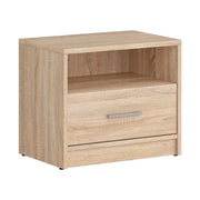 Noptiera NEPO PLUS, stejar sonoma, PAL, 50x34x43 cm