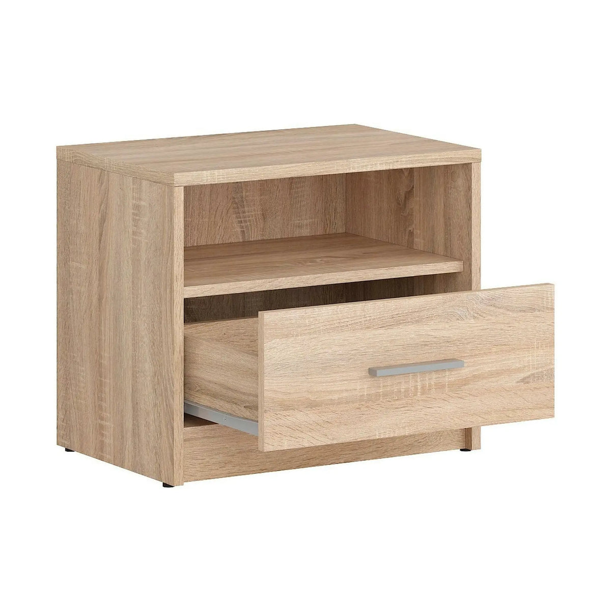 Noptiera NEPO PLUS, stejar sonoma, PAL, 50x34x43 cm