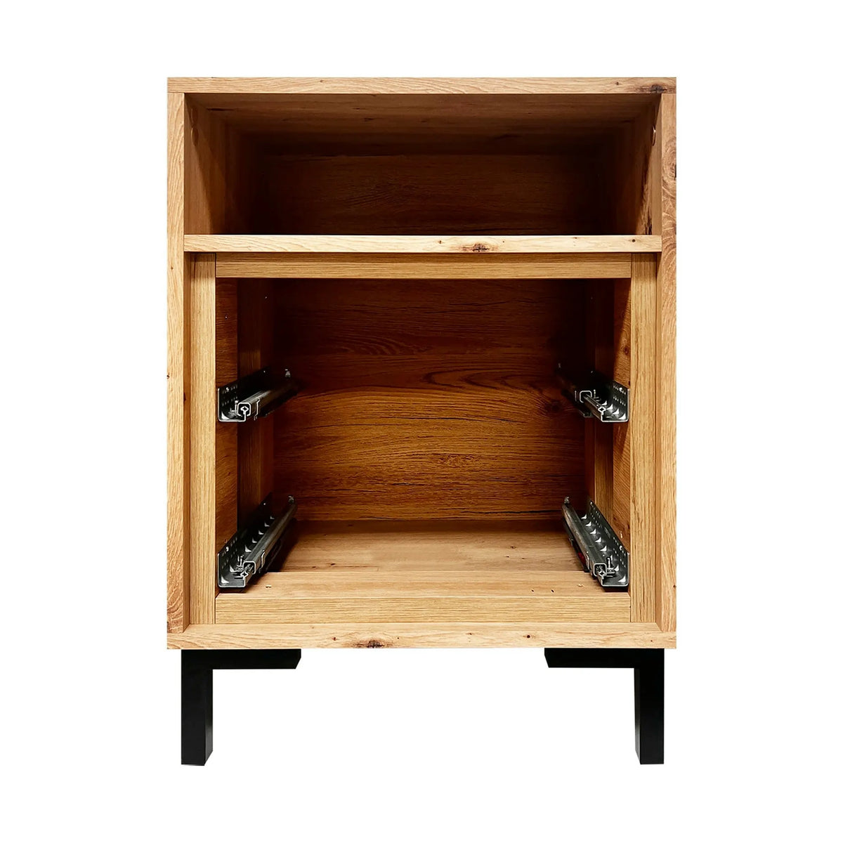 Noptiera PARII PA14, stejar artisan/gri, PAL laminat, 50x37x68 cm